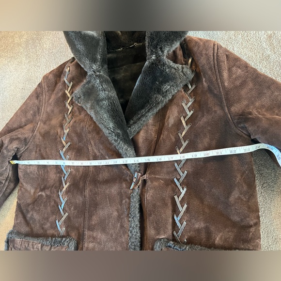 Vintage Fleet Street Leather Mid-Length Coat - Picture 8 of 12